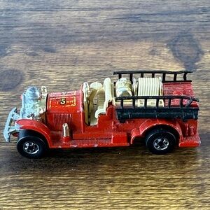 Classic Red Toy Fire Truck